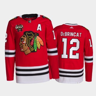Alex DeBrincat Chicago Blackhawks 2022 NHL All-Star Skills Jersey Red #12 Competition Patch Uniform