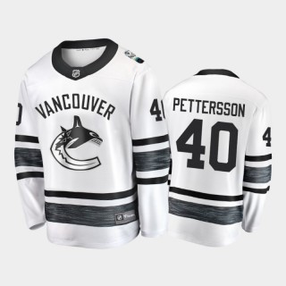 Men's Canucks Elias Pettersson #40 2019 NHL All-Star Replica Player Jersey - White