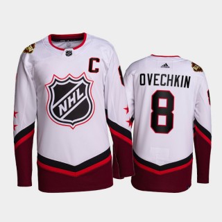 Alex Ovechkin Washington Capitals 2022 NHL All-Star Jersey White #8 Authentic Primegreen Uniform