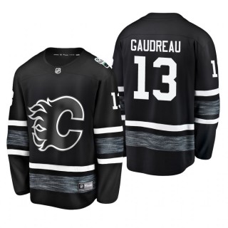 Men's Flames Johnny Gaudreau #13 2019 NHL All-Star Replica Player Steal Jersey - Black