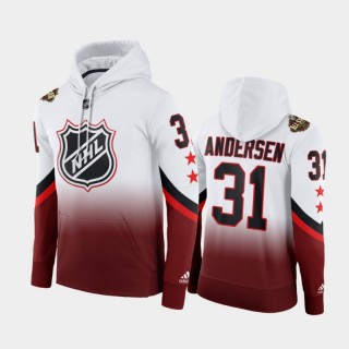 Frederik Andersen Carolina Hurricanes 2022 NHL All-Star Red Color Crash Hoodie #31