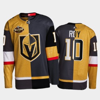 Vegas Golden Knights Nicolas Roy 2022 All-Star Jersey Gold Black Split Edition Uniform