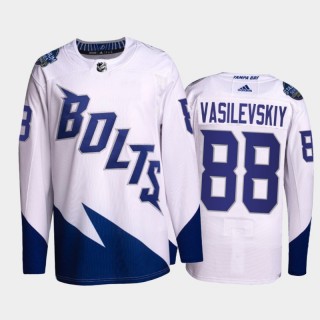 Andrei Vasilevskiy Lightning 2022 Stadium Series Jersey #88 Primegreen Authentic White Uniform