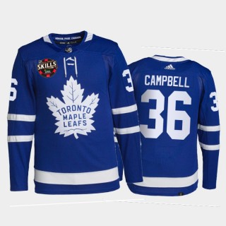 Toronto Maple Leafs Jack Campbell 2022 NHL All-Star Skills Winner Jersey Blue Save Streak Uniform