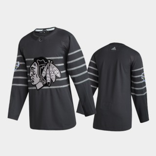 Men's Chicago Blackhawks Gray 2020 NHL All-Star Game Authentic Adidas Jersey