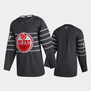 Men's Edmonton Oilers Gray 2020 NHL All-Star Game Authentic Adidas Jersey
