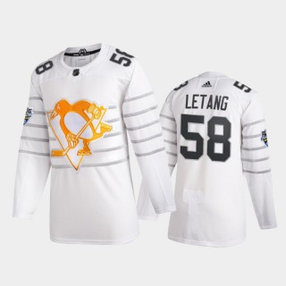 Pittsburgh Penguins Kris Letang #58 2020 NHL All-Star Game Authentic White Jersey