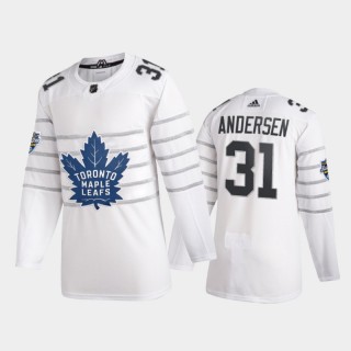 Toronto Maple Leafs Frederik Andersen #31 2020 NHL All-Star Game Authentic White Jersey