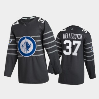 Winnipeg Jets Connor Hellebuyck #37 2020 NHL All-Star Game Authentic Gray Jersey