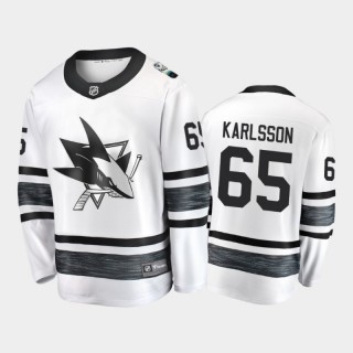 Men's Sharks Erik Karlsson #65 2019 NHL All-Star Replica Player Jersey - White
