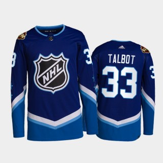 Minnesota Wild Cam Talbot #33 2022 NHL All-Star Jersey Blue Western