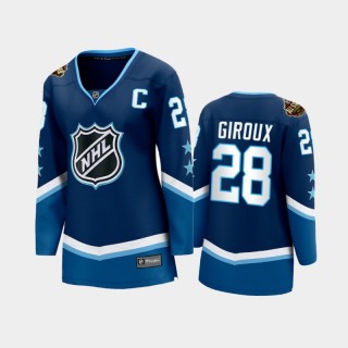 Women Philadelphia Flyers Claude Giroux #28 2022 NHL All-Star Game Jersey Blue