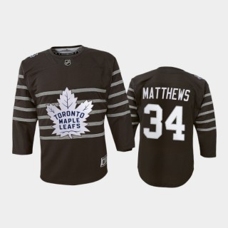 Youth Maple Leafs Auston Matthews #34 2020 NHL All-Star Game Premier Player Gray Jersey